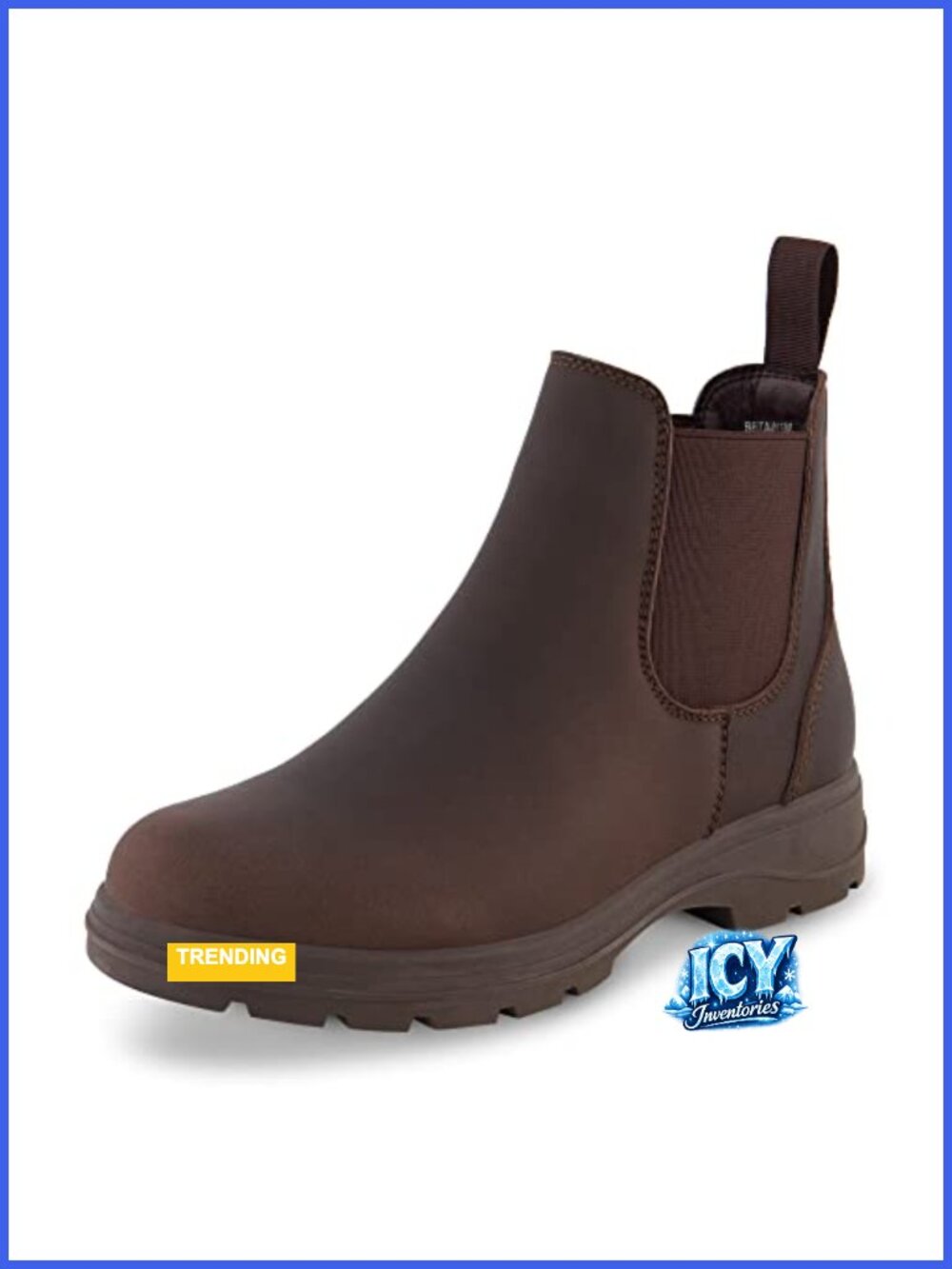 Chelsea Boots Vegan Leather Memory Foam Ankle Booties Pull-On